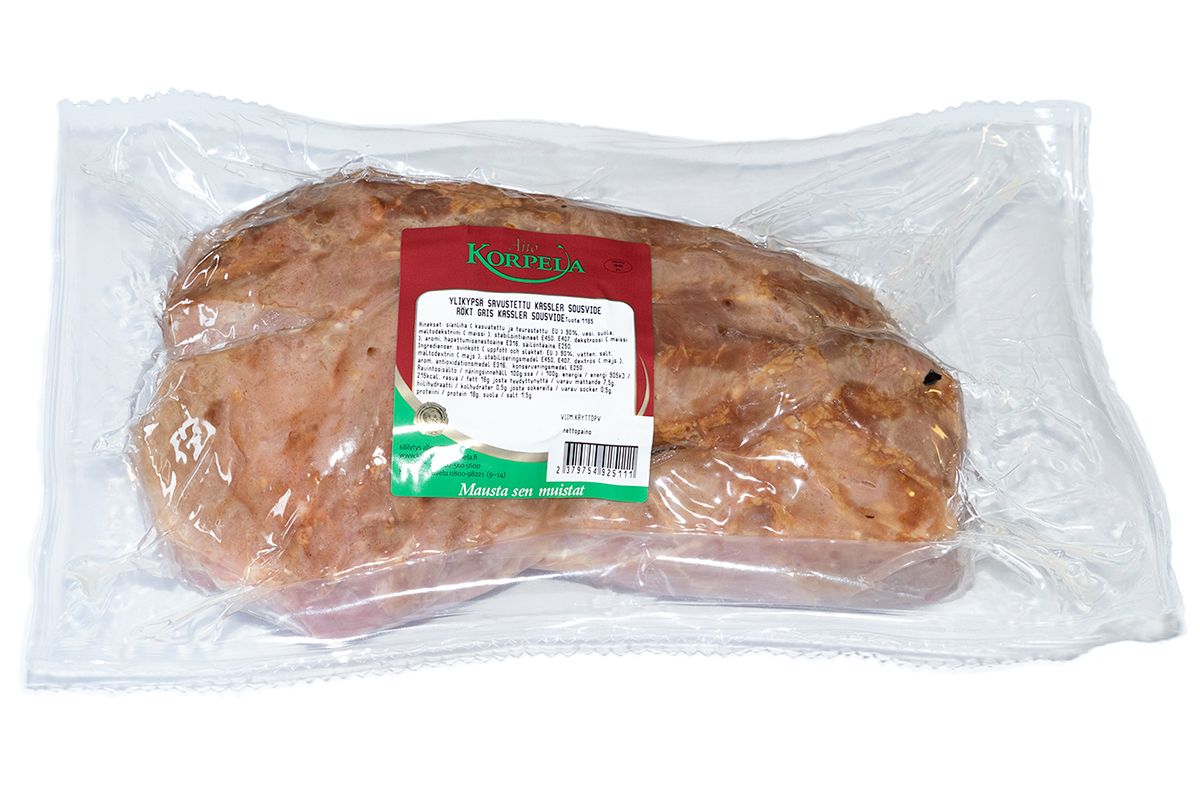 Ylikyps&auml; savustettu kassler, sousvide