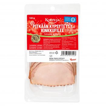 Pitkään kypsytetty kinkku­filee