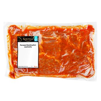 Porsaan Kasslerpihvi marinoitu